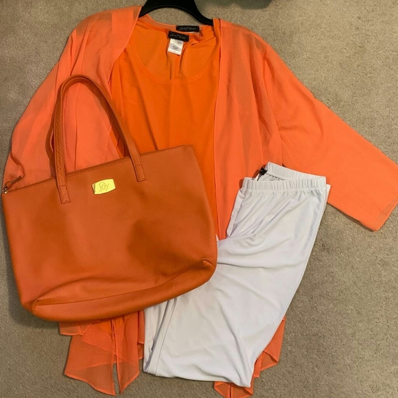 Joy Mangano Handbags - BUNDLE Top, Pants, & Purse!